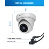 4COVR 5MP PoE Security IP Camera Outdoor IP67, Wired Surveillance