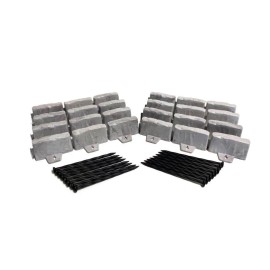 Vigoro 10ft Gray No-Dig Faux Stone Edging Kit – Decorative Garden Border