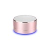 Metal Bluetooth Speaker for Wiko Y60 Smartphone USB Port TF Card Auxiliary Speaker Micro Mini (Pink)