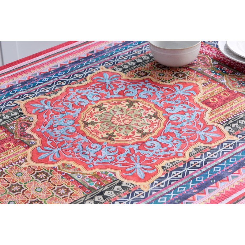Maison d' Hermine Ispahan 100% Cotton Tablecloth for Kitchen Dinning