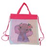 Backpack Bag WearResistant Large Capacity Rhinestones Painting with Drawstring Home