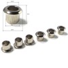 6 Machine head/tuner ferrules, bushing 6mm shaft 8mm hole for