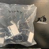 Viaky 30 Pcs Black Cable Wire Clips Adjustable Nylon Wire