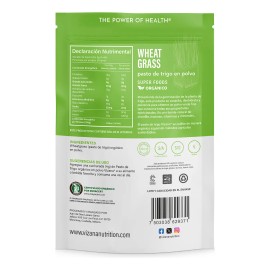 Pasto De Trigo Orgánico En Polvo 150g Vizana Nutrition