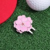 Golf Hat Clip Peach Blossom Ball Markers Hat Clip Magnetic