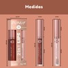 Duo Labial Mate y Gloss Larga Duración, Alta Pigmentación, Acabado