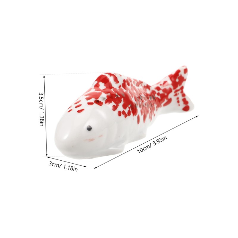 Kisangel Floating Fish Aquarium Decoration Adorable Ceramic Fish Tank Ornament