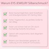 EYS JEWELRY Round Cubic Zirconia Women's Earrings 925 Silver Crystal