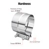 EVIL ENERGY 4'' Exhaust Clamp,Lap Joint Band Clamp Stainless Steel
