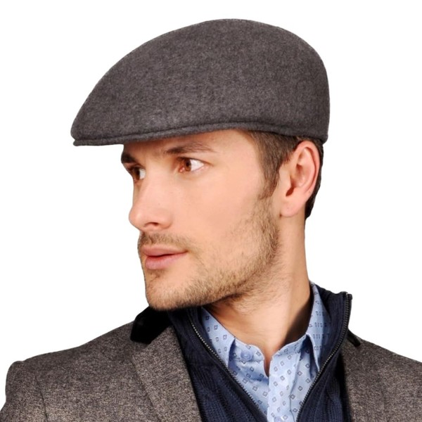 Bigalli Ascot Cap Newsboy Hats for Men Newsboy Cap 100%