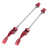X AUTOHAUX 2pcs Bicycle Mountain Bike Wheel Front Rear Quick