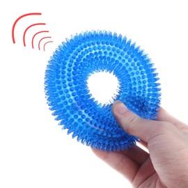 Angoily 2pcs Puppy Molar Toy for Dogs Playing Toys for Toys for Puppies Dogs Teethers Spiky Dog Ring Pet Toy Teether Toy Small Dog Chew Toys Teething Toys Pierced Ring The Dog