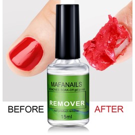 Gel Nail Polish Remover - Quickly Removes Gel Nail Polish Within 2-4 Minutes - No Need for Foil or Soaking, Easy Carry, 15ML
