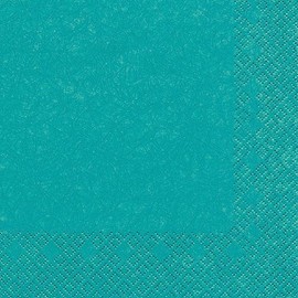 20 Napkins Turquoise 33 x 33 cm 3-Ply Lunch Napkins Modern Colours Tissue for the Set Table Occasion Celebration Party Wedding Christening Communion Christmas Easter
