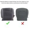 Priprilod Diesel Gray Cloth Driver Side Bottom Compatible with Dodge