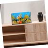 Sosoport Realistic Aquarium Fish Tank Background Decal River Bed Landscape