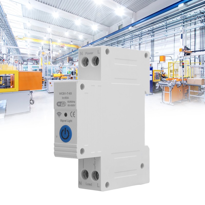 WiFi Circuit Breaker for Tuya APP DIN Rail Mount Remote