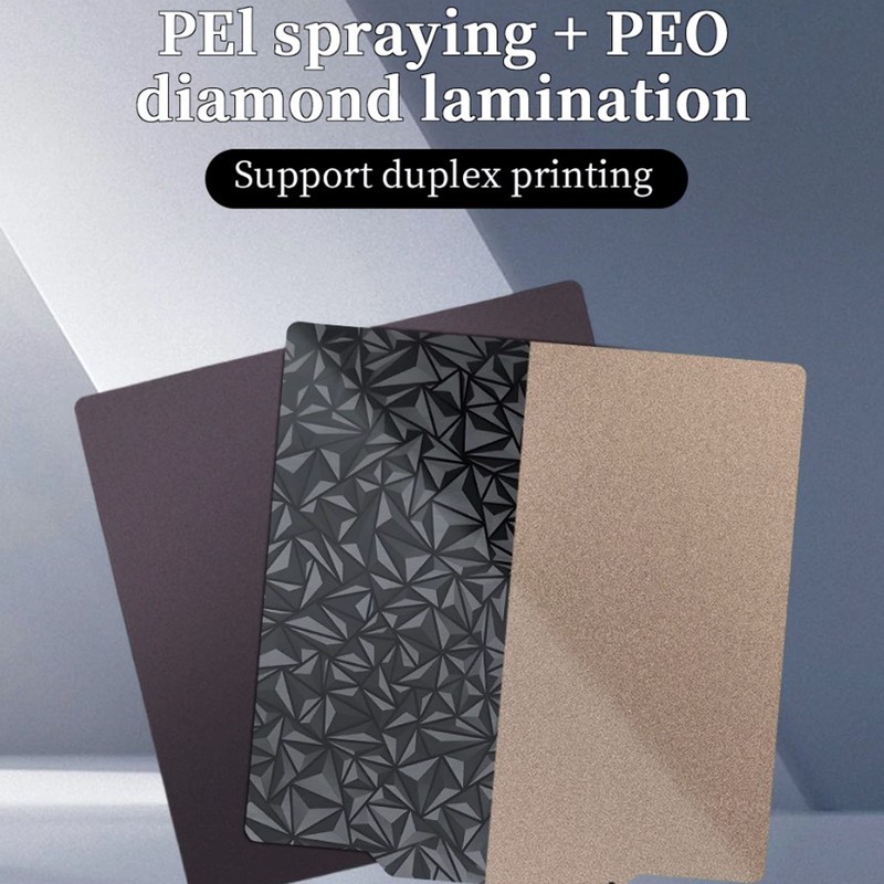 3D Print Build Plate Flexible PEO PEI Textured Smooth Spring