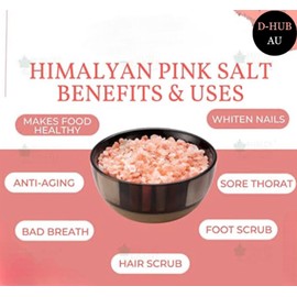 (250g) Pure Himalayan Pink Salt Coarse Food grade for grinder & Cooking | Organic Himalayan Rock Salt granules for bath & Spa.