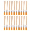 QUARKZMAN 20 Stück Pinsel 0,5" Pinsel Nylon Flachwandpinsel Weiche Borsten
