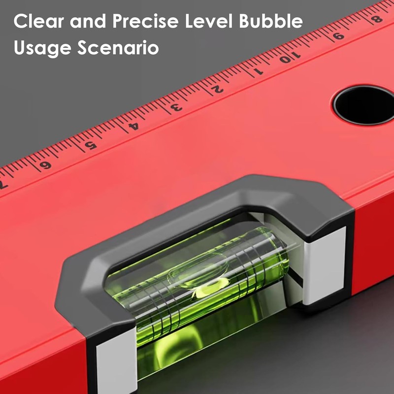 Regun Pack of 5 Small Spirit Level, 15 x 15