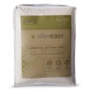 AllerEase Organically Grown Soft Cotton Top Fitted Mattress Pad- Twin