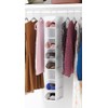 Whitmor Hanging Shoe Organizer, 8 Shelves-Hanging Closet Organizer, Hanging Shoe