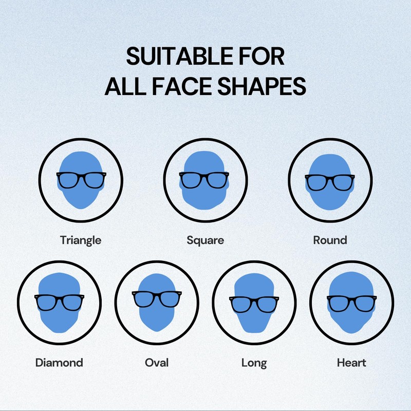 GetD Smart Glasses Waterproof, blue