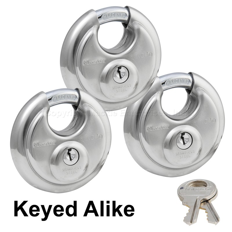 Master Lock - 6 Trailer Locks Keyed Alike #6KA-37940-37