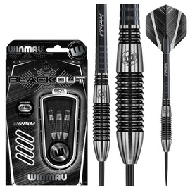 Winmau Blackout 90% Tungsten Steel-tip Darts - 26 Grams
