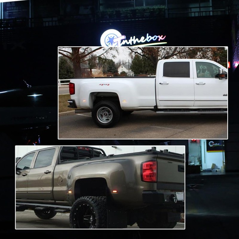 GTINTHEBOX for 2015-2022 Chevy Silverado GMC Sierra 2500HD 3500HD Dually