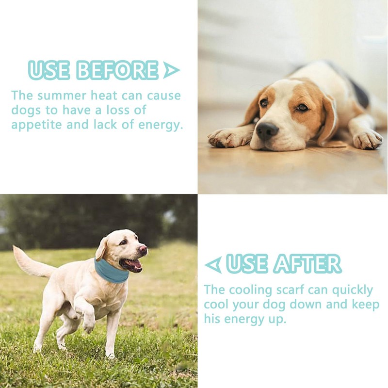 Chumix Cooling Collar for Dogs, Dog Collar Cooling, Cooling Neckerchief