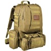 CVLIFE Tactical Backpack Military Army Rucksack 60L Large Assault Pack