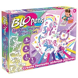 John Adams | BLOPENSÂ® Sparkling Unicorn Activity Set: Create fantastic airbrush pictures | Arts & crafts | Ages 4+