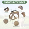VTOPVMAX Dog Harness for Large Dogs, Adjustable Soft Padded Service