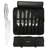 KATISUN Knife Set Roll Bag, 8 Pieces German High Carbon