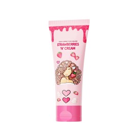 3 in 1 Curl Shine Cream Lightweight Moisturizer Hydrating Styling Milk Define Haircolor: Strawberry