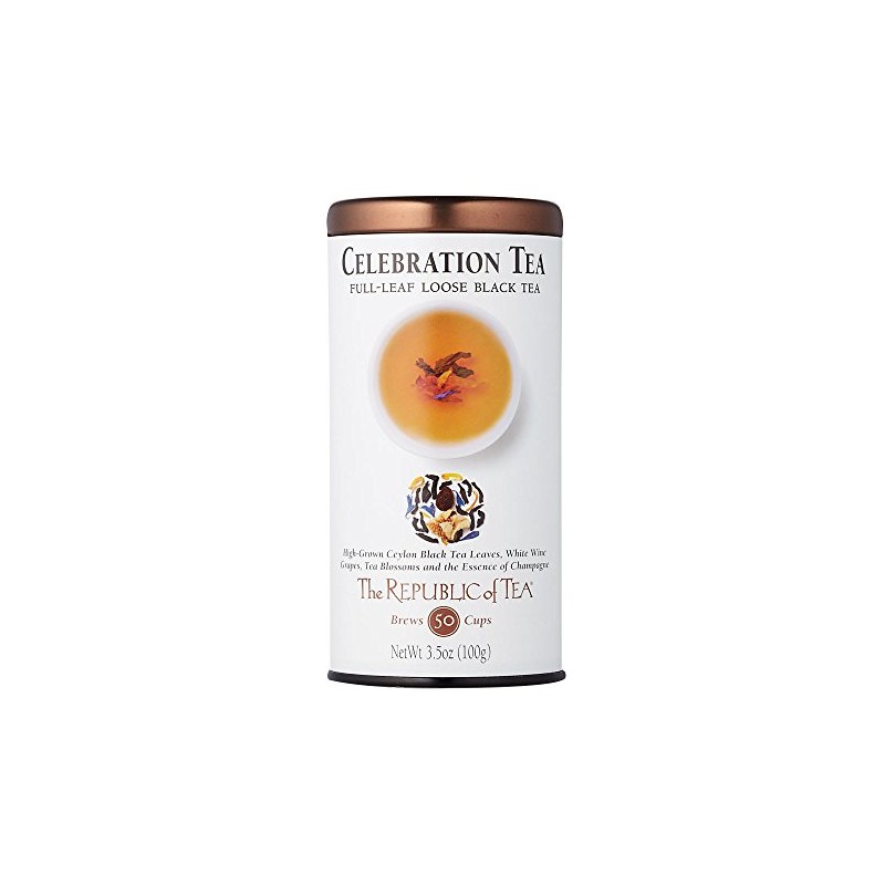The Republic of Tea Black Full-Leaf Loose Tea (Celebration Black,