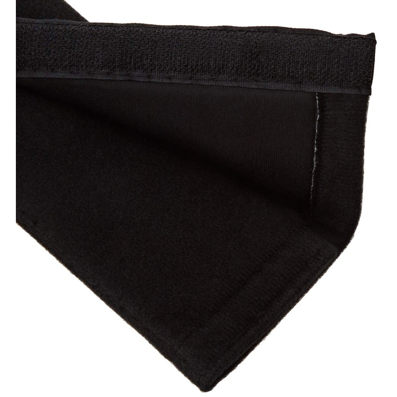 Tech Traders® 4PCS SEAT BELT COMFORT PADS- PLAIN BLACK-2 PAIR