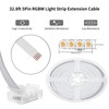 RGBZONE 32.8ft 5 Pin RGBW Extension Cable Wire and 5