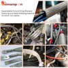 SUNNAREPOON Tinned Copper Wire Shielding Sleeve, Expandable Ground Strap Wiring