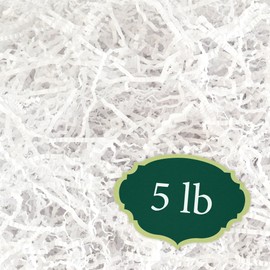 Arcadia Garden Products Paper Shred Filler - Crinkle Cut - 5 lb - White