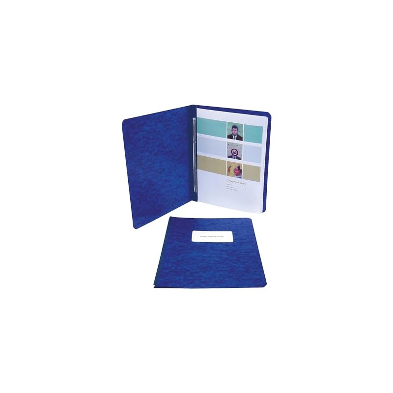 ACCO Pressboard Report Cover, Side Bound, Tyvek Reinforced Hinge, 8.5