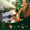 Grouven WiFi Water Timer Brass Inlet Sprinkler Timer for Garden