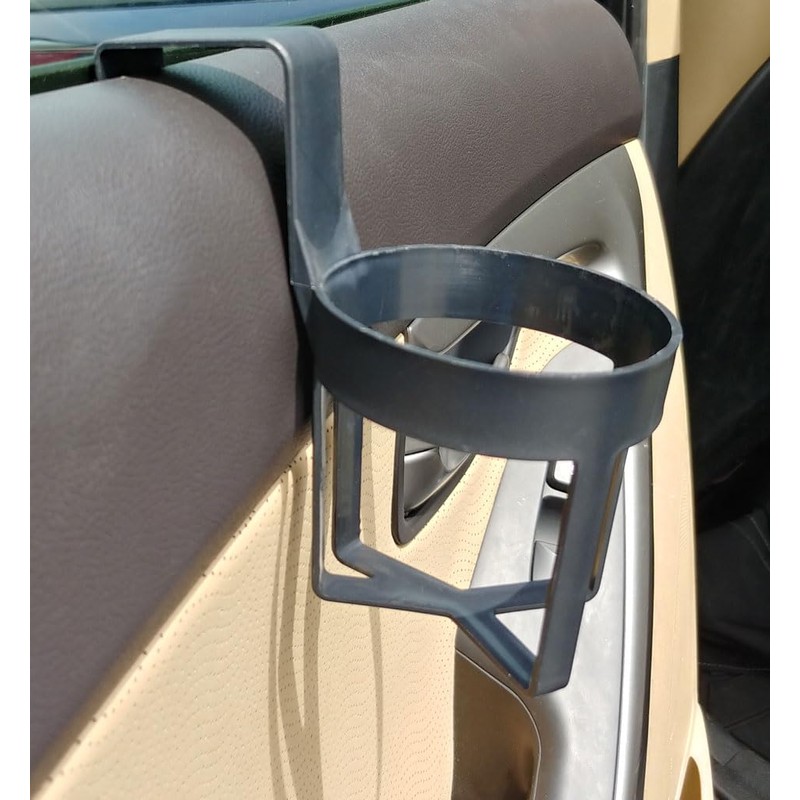 Custom Accessories 92206 Black Small Cup Holder, (Twin Pack)