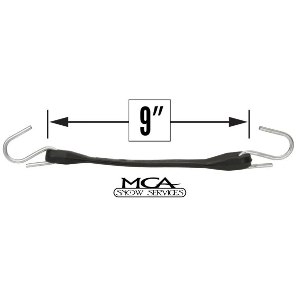 BUYERS SALTDOGG SPREADER (8) 9" EPDM RUBBER BUNGEE TARP STRAPS