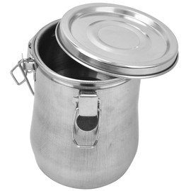 Sunicon Paint Brush Washer, Airtight Stainless Steel Brush Cleaner Leaking Proof Brush Washing Bucket Art Supply Removable Porous Cleaning Filter for Oil Painting Acrylic