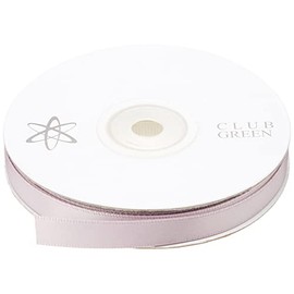 CLUB GREEN MAUVE D/SATIN RIBBON 10MMX25MT, Fabric, 9.5 x 9.5 x 1.2 cm