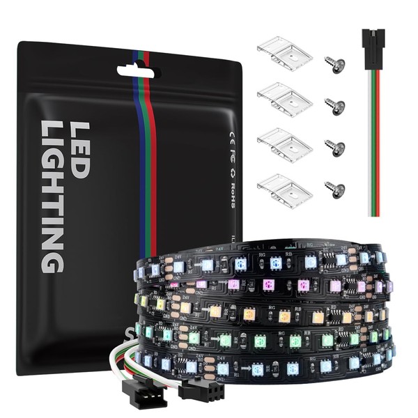 WS2811 RGB IC LED Strip 5 m 108 LEDs/m High