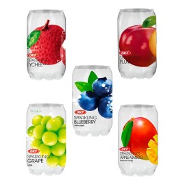 Sparkling Bebida Coreana Sabores Mixtos 350ml Okf Set 5 Pzs
